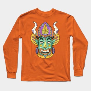 Tribal mask 1 Long Sleeve T-Shirt